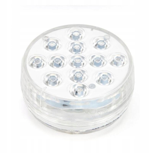 OŚWIETLENIE RGB 10 LED BASEN STAW FONTANNA OCZKO WODNE WODOODPORNE 2 SZTUKI