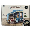 Miniaturowy domek FANCUSKA PIEKARNIA DIY światło LED Crafts&Co ZRÓB TO SAM