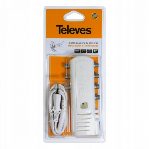 Wzmacniacz Rozdzielacz Splitter DVB-T TELEVES 6 wyjść 16 dB 6 x TV 553120
