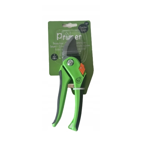 Sekator ogrodowy ręczny do gałęzi nożycowy Garden Touch 15 cm mały zielony