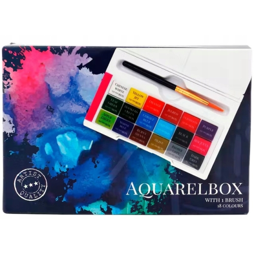 Creative Artist Aquarelbox Farby akwarelowe 18szt