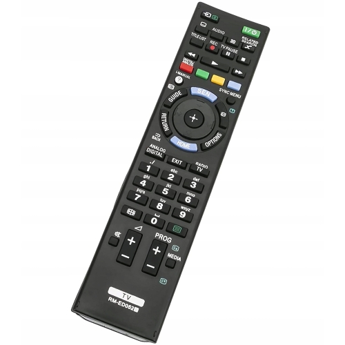 Pilot zamiennik oryginalnego dla TV SONY model RM-ED052 RM-ED053 czarny J