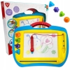 Tablica magnetyczna do rysowania zmazywalna Znikopis PLAYGO 35x27cm żółta A