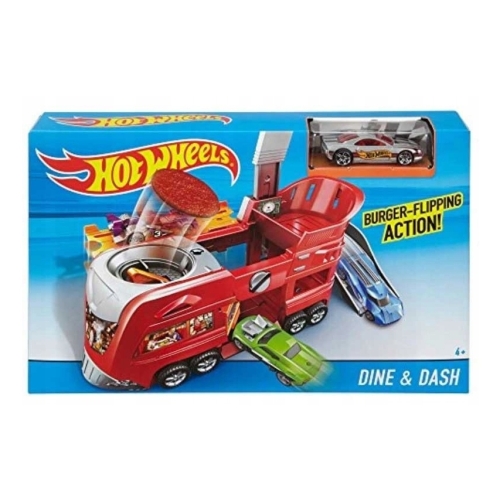 Tor samochodowy Hot Wheels odjazdowa restauracja 1 x autko dla dzieci FJN39