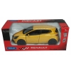 RENAULT CLIO RS KOLEKCJONERSKI METALOWY SAMOCHÓD RESORAK WELLY 1:34 ŻÓŁTY