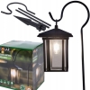 LAMPA SOLARNA LED LATARNIA OGRÓD TARAS BALKON CZUJNIK ZMIERZCHU WISZĄCA