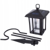 LAMPA SOLARNA LED LATARNIA OGRÓD TARAS BALKON CZUJNIK ZMIERZCHU WISZĄCA