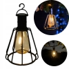 Industrialna lampa solarna led czujnik zmierzchu wisząca Ø 10.5 x 19.5 cm