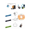 Karta sieciowa WIFI zewnętrzna MT7601 ZGEMMA VU+ NBOX E2 2,4 GHz czarna