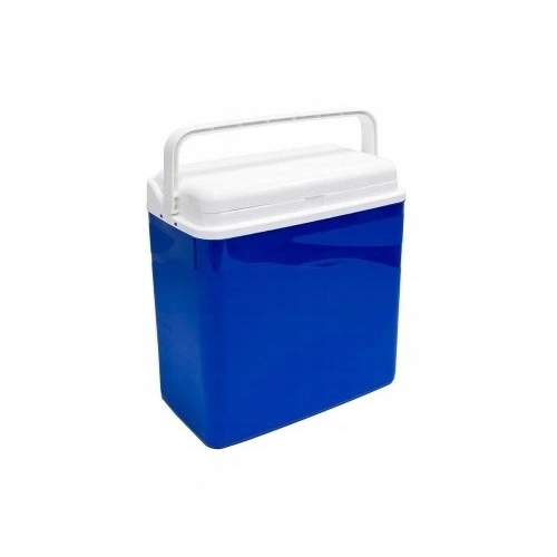 Lodówka turystyczna pasywna 24 L duża niebieska + wkłady 3 x 100 ml