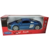 AUDI R8 COUPE KOLEKCJONERSKI METALOWY SAMOCHÓD RESORAK WELLY 1:34 GRANATOWY