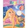 KOLOROWANKA DISNEY PRINCESS MEGA COLOR Z NAKLEJKAMI ARIEL ŚNIEŻKA MERIDA