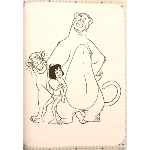 KOLOROWANKA DISNEY MEGA COLOR KRÓL LEW PINOKIO KOTKA MARIE Z NAKLEJKAMI