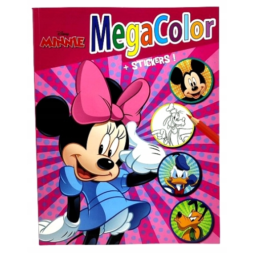 KOLOROWANKA DISNEY MEGA COLOR KRÓL LEW PINOKIO KOTKA MARIE Z NAKLEJKAMI
