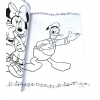 KOLOROWANKA DISNEY MEGA COLOR Z NAKLEJKAMI MYSZKA MINNIE PIES PLUTO KACZOR