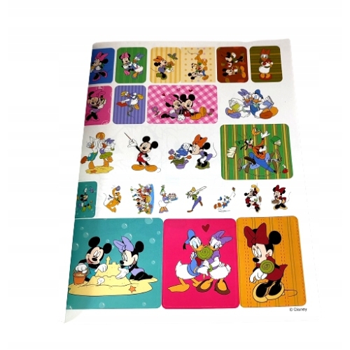 KOLOROWANKA DISNEY MEGA COLOR Z NAKLEJKAMI MYSZKA MINNIE PIES PLUTO KACZOR