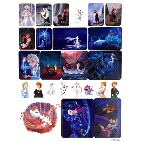 KOLOROWANKA DISNEY MEGA COLOR FROZEN II Z NAKLEJKAMI ELZA OLAF ANNA SWEN
