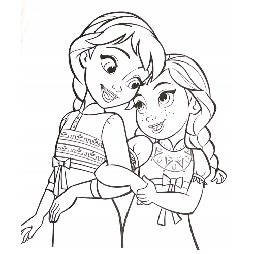 KOLOROWANKA DISNEY MEGA COLOR FROZEN II Z NAKLEJKAMI ELZA OLAF ANNA SWEN