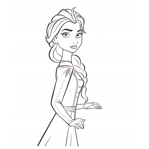 KOLOROWANKA DISNEY MEGA COLOR FROZEN II Z NAKLEJKAMI ELZA OLAF ANNA SWEN