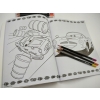 KOLOROWANKA MEGA COLOR DISNEY Z NAKLEJKAMI Minnie Mause Pluto Miki Donald