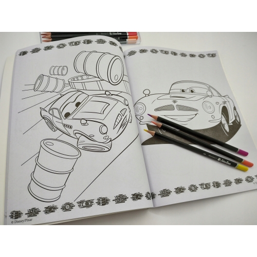 KOLOROWANKA MEGA COLOR DISNEY Z NAKLEJKAMI Minnie Mause Pluto Miki Donald