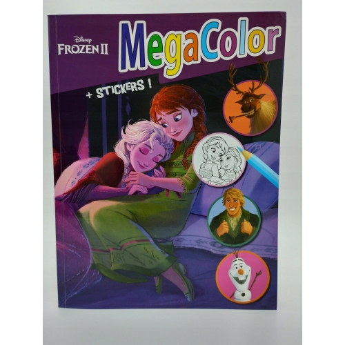 KOLOROWANKA MEGA COLOR DISNEY Z NAKLEJKAMI Minnie Mause Pluto Miki Donald
