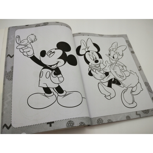 KOLOROWANKA MEGA COLOR DISNEY Z NAKLEJKAMI Minnie Mause Pluto Miki Donald