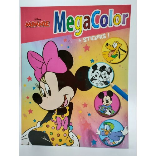 KOLOROWANKA DISNEY MEGA COLOR naklejki Spider Man Venom Spider Verce Gwen