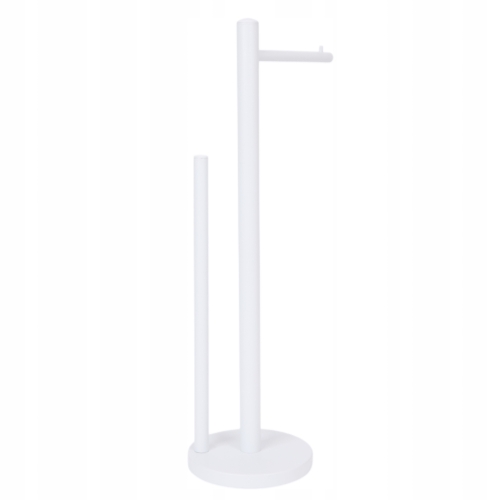 STOJAK NA PAPIER TOALETOWY ŁAZIENKOWY DO TOALETY 53CM METALOWY CZARNY LOFT