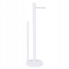 STOJAK NA PAPIER TOALETOWY ŁAZIENKOWY DO TOALETY 53CM METALOWY BIAŁY LOFT