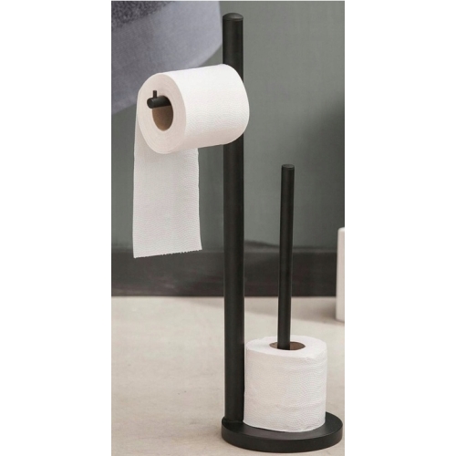 STOJAK NA PAPIER TOALETOWY ŁAZIENKOWY DO TOALETY 53CM METALOWY BIAŁY LOFT