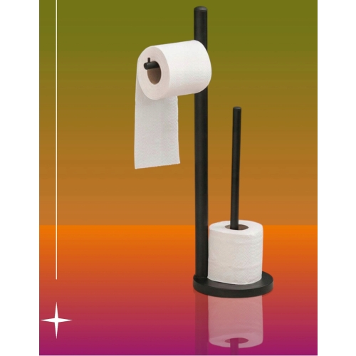 STOJAK NA PAPIER TOALETOWY ŁAZIENKOWY DO TOALETY 53CM METALOWY BIAŁY LOFT