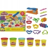 PLAY-DOH FUN FACTORY CIASTOLINA 6 TUBEK MAS MIX KOLORÓW 14 ELEMENTÓW F8117