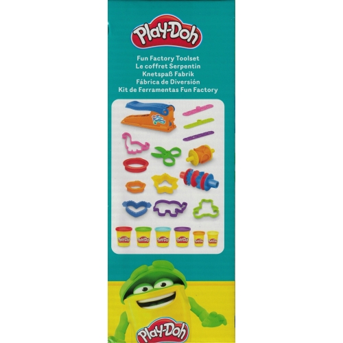 PLAY-DOH FUN FACTORY CIASTOLINA 6 TUBEK MAS MIX KOLORÓW 14 ELEMENTÓW F8117