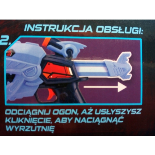 PISTOLET NA STRZAŁKI TYRANOZAUR ZASIĘG 5 M DŹWIĘK