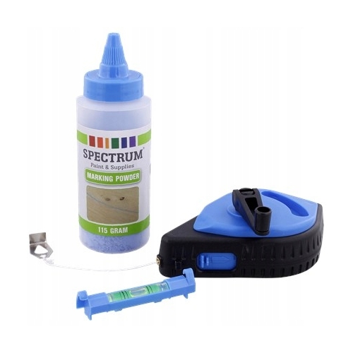 Sznur sznurek traserski 30M + kreda + poziomnica