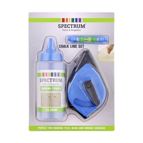 Sznur sznurek traserski 30M + kreda + poziomnica