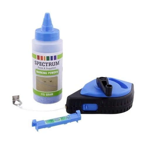 Sznur sznurek traserski 30M + kreda + poziomnica