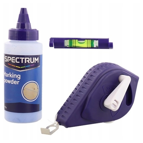 Sznur sznurek traserski 30M + kreda + poziomnica