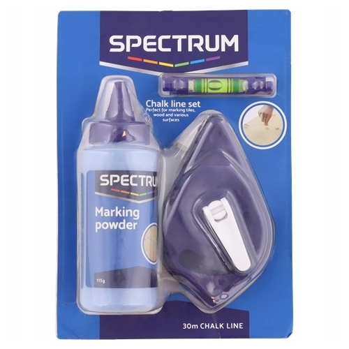 Sznur sznurek traserski 30M + kreda + poziomnica