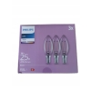 Philips Żarówka LED x3 sztuki 3W=25W E14 F 250lm G