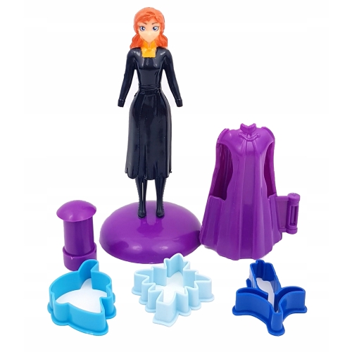 Ciastolina Frozen II Dress Up Anna Disney z foremkami narzędziami scenerią