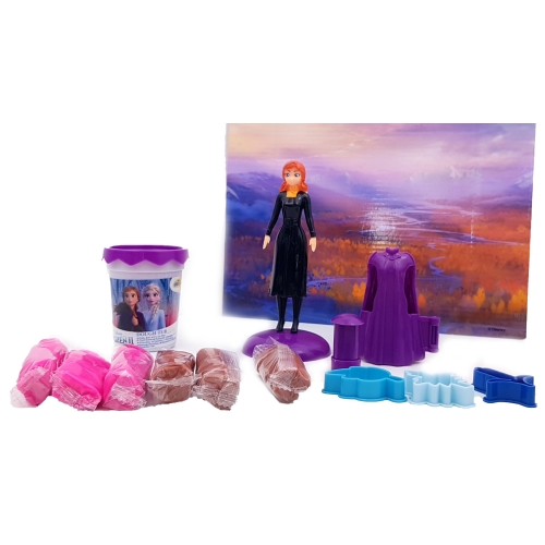 Ciastolina Frozen II Dress Up Anna Disney z foremkami narzędziami scenerią