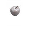 JABŁKO CERAMICZNE DUŻE 7 X 8 CM BORDO DEKORACYJNE OZDOBA HOME DOCOR