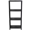 REGAŁ MAGAZYNOWY 125KG PLASTIKOWY 4 PÓŁKI WYTRZYMAŁY 60 x 30 x 138 cm