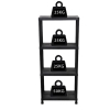 REGAŁ MAGAZYNOWY 125KG PLASTIKOWY 4 PÓŁKI WYTRZYMAŁY 60 x 30 x 138 cm