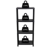 REGAŁ MAGAZYNOWY 125KG PLASTIKOWY 4 PÓŁKI WYTRZYMAŁY 60 x 30 x 138 cm