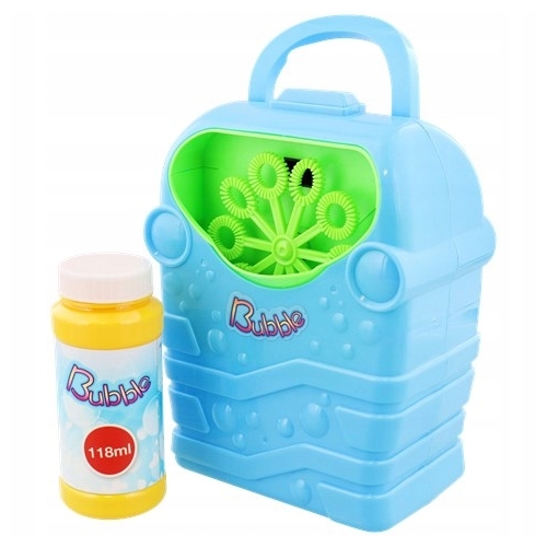 MASZYNA DO ROBIENIA BANIEK MYDLANYCH BUBBLE + PŁYN 118 ml ZABAWKA czerwona