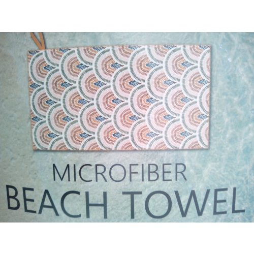 RĘCZNIK PLAŻOWY SZYBKOSCHNĄCY GRANATOWY Z MIKROFIBRY 180 x 100 cm