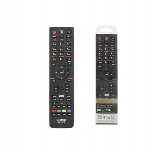Pilot uniwersalny do TV LCD Smart PHILIPS LG SONY model HUAYU RM-L1316